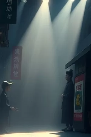 外卖到了请开门短剧封面，门口挂着的保温袋