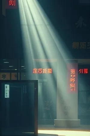 早晨七点的面包店剧集封面，暖光下的木质操作台